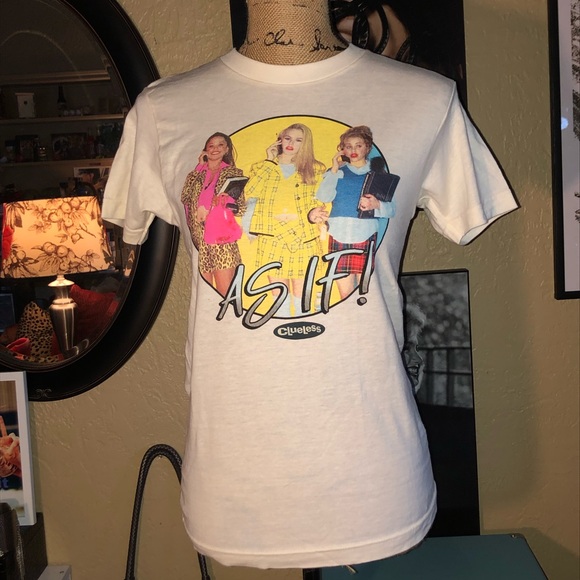 LAST- SM- Clueless , AS IF! Tee - Picture 2 of 3
